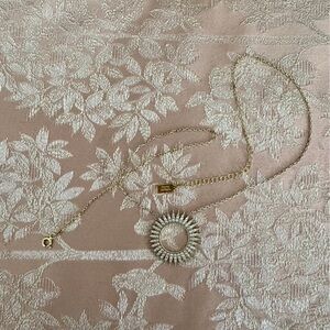 14K Gold Sunburst Necklace